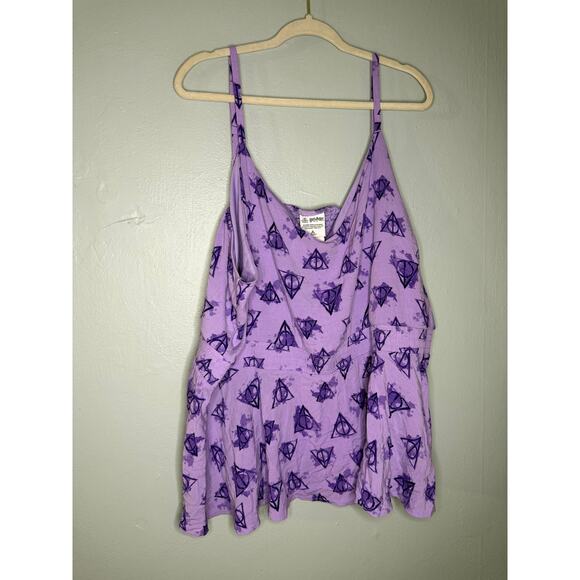 Wizarding World of Harry Potter Purple cami top - Picture 1 of 5